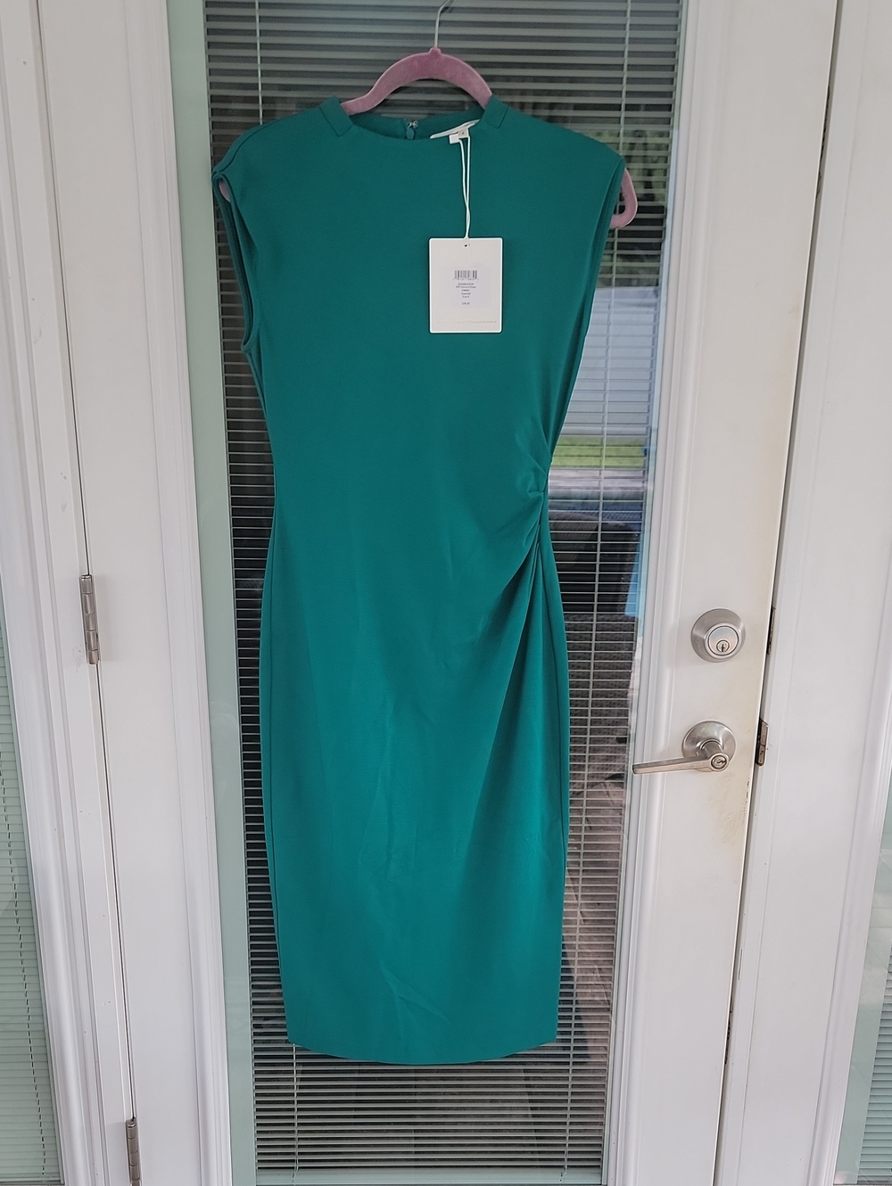 Diane Von Furstenburg The Darrius Dress Sheath Dress Bodycon Sz 4 - Picture 4 of 13